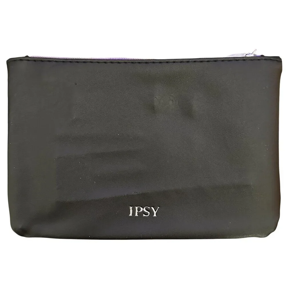 Ipsy Glam Bag October 2022 Black Spiderwebs Halloween Empty Glambag